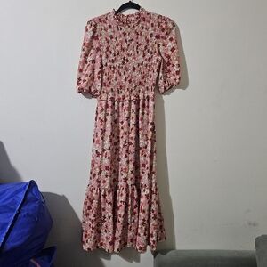 Nanette Lepore Smocked Tiered Dress